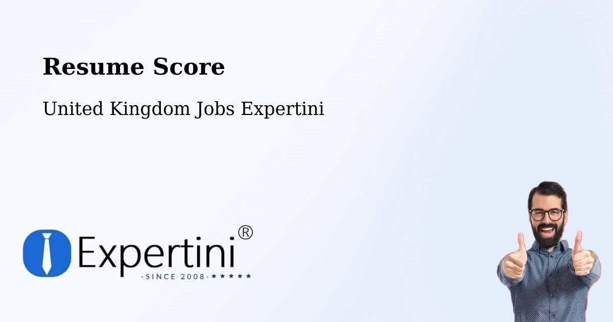 Resume Score & Job Description Match Tool – Bow - United Kingdom Jobs Expertini